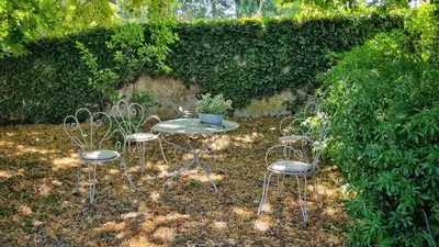 Jardin de l'établissement La Maison Céladon
