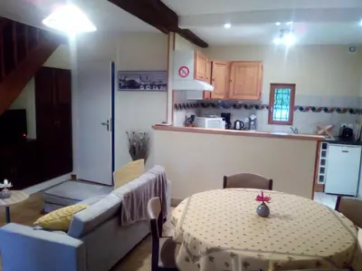 Cuisine ou kitchenette dans l'établissement Le clos St Vincent