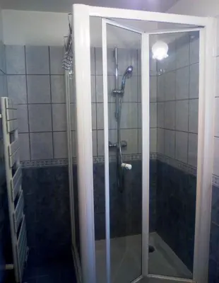 Salle de bains dans l'établissement Le clos St Vincent
