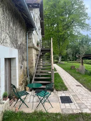 Jardin de l'établissement Proche Beauval appartement 60m2 avec mezzanine et petite terrasse