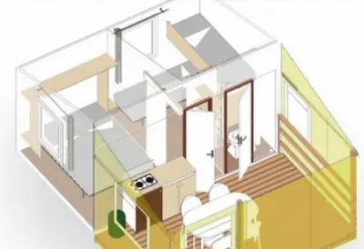 Plan de l'établissement Camping Au Coeur de Vendome