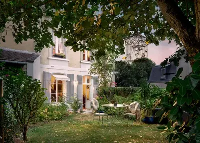 Jardin de l'établissement La Maison Charmante
