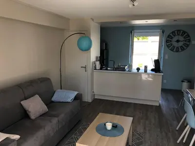 Coin salon dans l'établissement Entre Cher et Loire