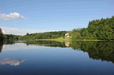Paysage naturel près de the country house