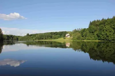 Paysage naturel près de la maison de vacances