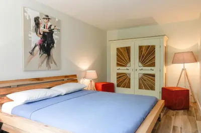 Un ou plusieurs lits dans un hébergement de l'établissement Country house - La Mercerie