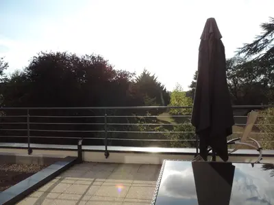 Balcon ou terrasse dans l'établissement Jolie maison d’architecte