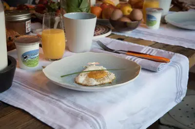 Nourriture dans le B&B/chambre d'hôtes ou à proximité