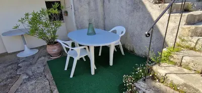 Terrasse ou espace extérieur de l'établissement gite des tisserands