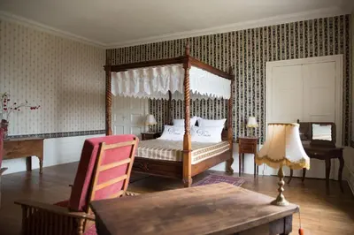 Un ou plusieurs lits dans un hébergement de l'établissement Château de Piolant