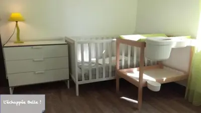 Un ou plusieurs lits dans un hébergement de l'établissement Gîte L'échappée Belle !