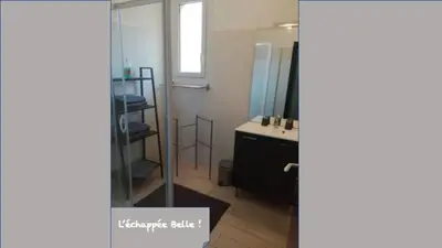 Salle de bains dans l'établissement Gîte L'échappée Belle !