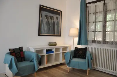 Coin salon dans l'établissement Chez Cyril et Vi