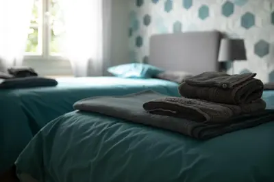 Un ou plusieurs lits dans un hébergement de l'établissement Maison aux portes de Beauval