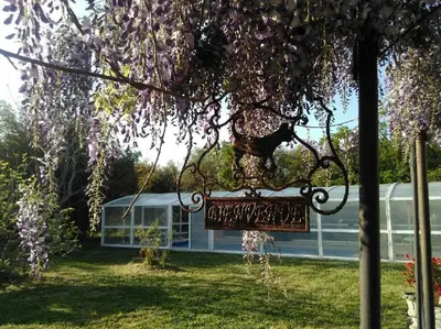 Jardin de l'établissement La Ferme du Bien Etre