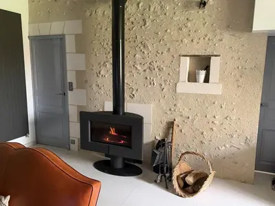 Télévision ou salle de divertissement dans l'établissement Domaine de l'Augeonnière
