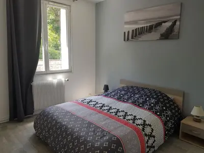 Un ou plusieurs lits dans un hébergement de l'établissement Le cosy d’Amboise