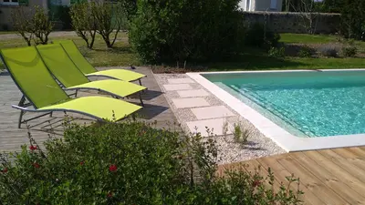 Piscine de l'établissement Longère du sud Touraine au Coeur du Val de Loire ou située à proximité