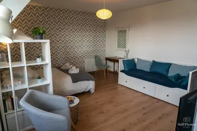 Coin salon dans l'établissement Les Beaux Jours, Tours