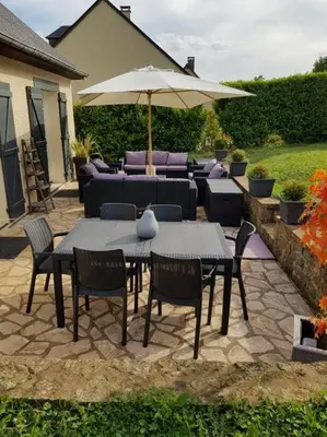 Jardin de l'établissement Le Mans bienvenue