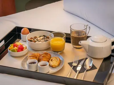 Nourriture dans l'hôtel ou à proximité