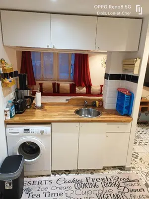 Cuisine ou kitchenette dans l'établissement Appartement avec Terrasse