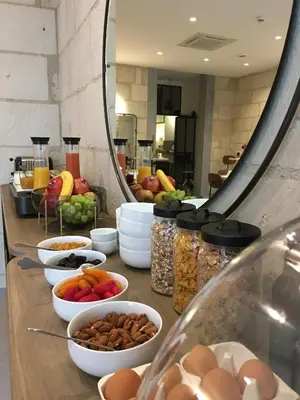 Nourriture dans l'hôtel ou à proximité