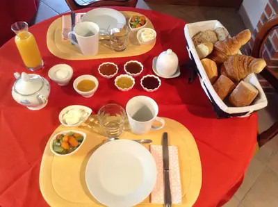 Nourriture dans le B&B/chambre d'hôtes ou à proximité