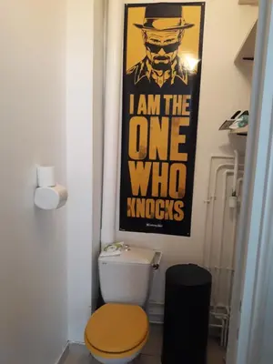 Salle de bains dans l'établissement L'APPART LE 5