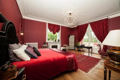 Coin salon dans l'établissement Villa Alecya