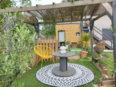 Jardin de l'établissement Gîte de la Poterie 