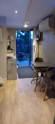 Cuisine ou kitchenette dans l'établissement Gîte de la Poterie 