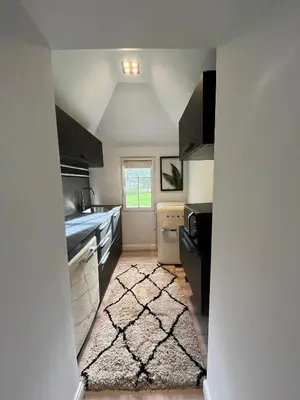 Cuisine ou kitchenette dans l'établissement Château de la Ronde