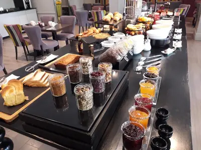 Nourriture dans l'hôtel ou à proximité