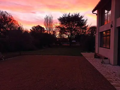 Lever ou coucher de soleil vu de le B&B/chambre d'hôtes ou à proximité