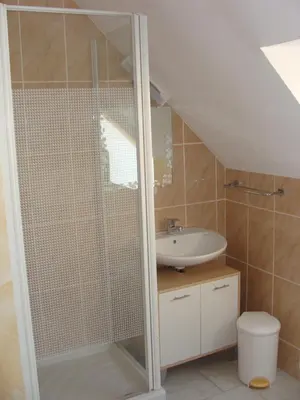 Salle de bains dans l'établissement Chambres d'hôtes Sébastien