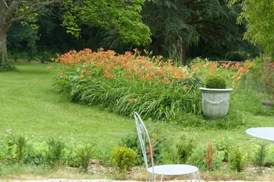 Jardin de l'établissement Le gîte de l'Hermine - La Blinerie