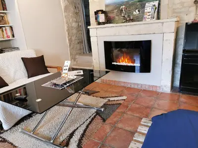 Coin salon dans l'établissement Petit havre de tranquillité