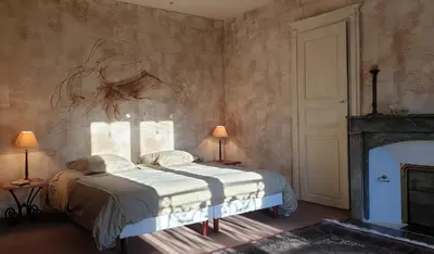 Un ou plusieurs lits dans un hébergement de l'établissement La Villa des Arts