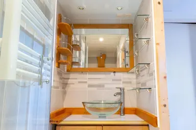 Salle de bains dans l'établissement Cocooning Place