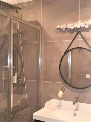 Salle de bains dans l'établissement Guest house 