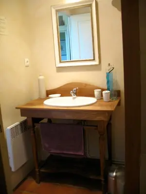 Salle de bains dans l'établissement La Mesnagerie