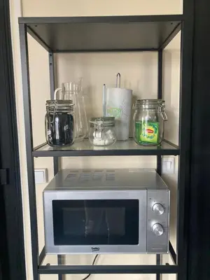Cuisine ou kitchenette dans l'établissement L'INTEMPOREL - A 300m de la gare de Tours