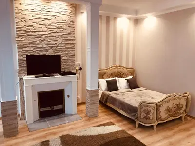 Coin salon dans l'établissement Appartement porte chartraine