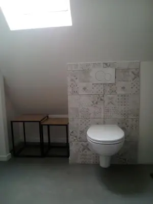 Salle de bains dans l'établissement L'Escapade Lochoise