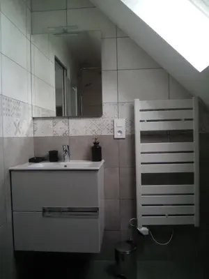 Salle de bains dans l'établissement L'Escapade Lochoise