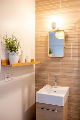 Salle de bains dans l'établissement LE CARPE DIEM