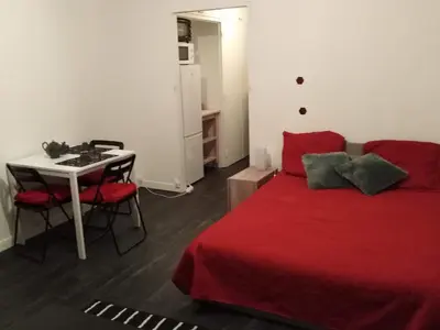 Un ou plusieurs lits dans un hébergement de l'établissement Appartement pres de beauval et des châteaux