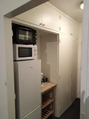 Cuisine ou kitchenette dans l'établissement Appartement pres de beauval et des châteaux