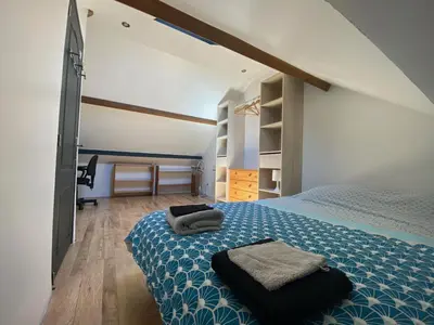 Un ou plusieurs lits dans un hébergement de l'établissement La Maison d'Arsène